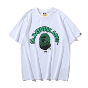 Camouflage BAPE Ape Head Tee