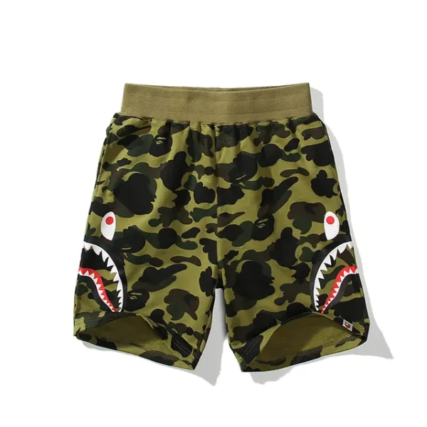 1ST CAMO SIDE SHARK SWEAT SHORTS MENS