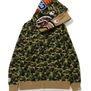 ABC Camo Double Shark Full Zip Hoodie