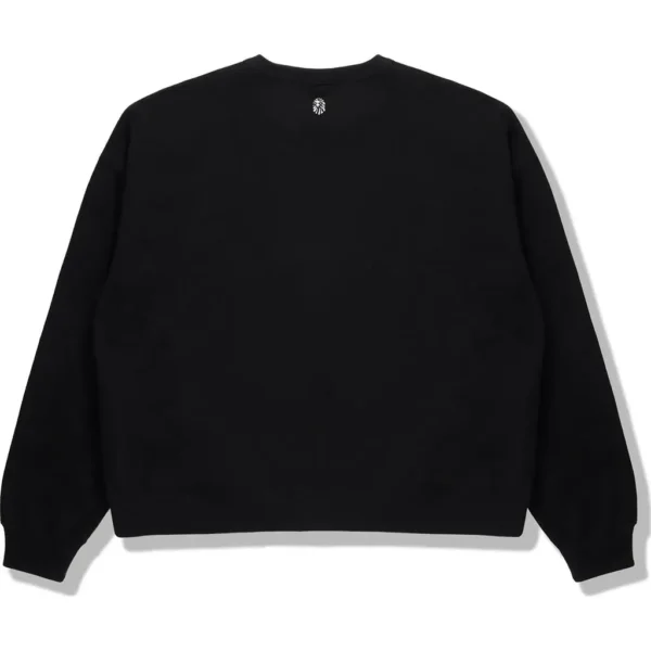 BAPE BLACK OVERSIZED CREWNECK