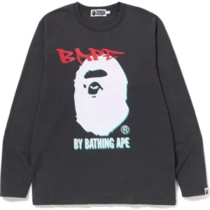 BAPE DOUBLE PRINT LS TEE