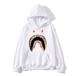 Bape Basketball Felpe White Hoodie