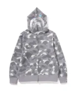 City Camo Shark Full Zip Hoodie