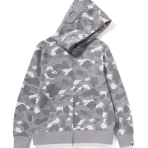 City Camo Shark Full Zip Hoodie