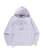 Rhinestone College Pullover Hoodie