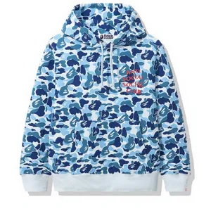 BAPE x Anti Social Social Club ABC Camo Pullover Hoodie – Blue