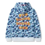 BAPE x Anti Social Social Club ABC Camo Pullover Hoodie – Blue