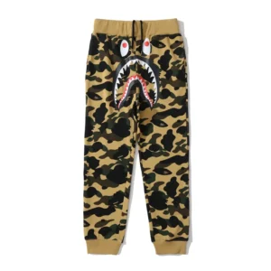 BAPE 1st Camo Shark Jogging Pants Green